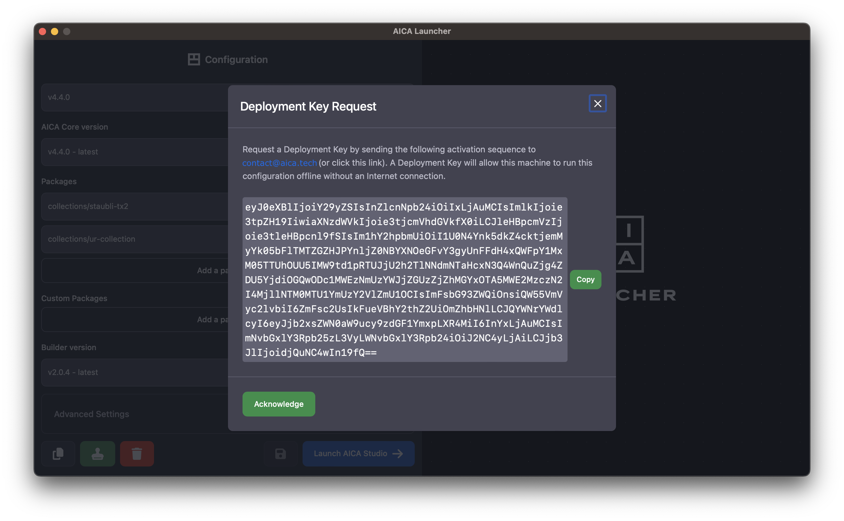 aica-launcher-request-deployment-key
