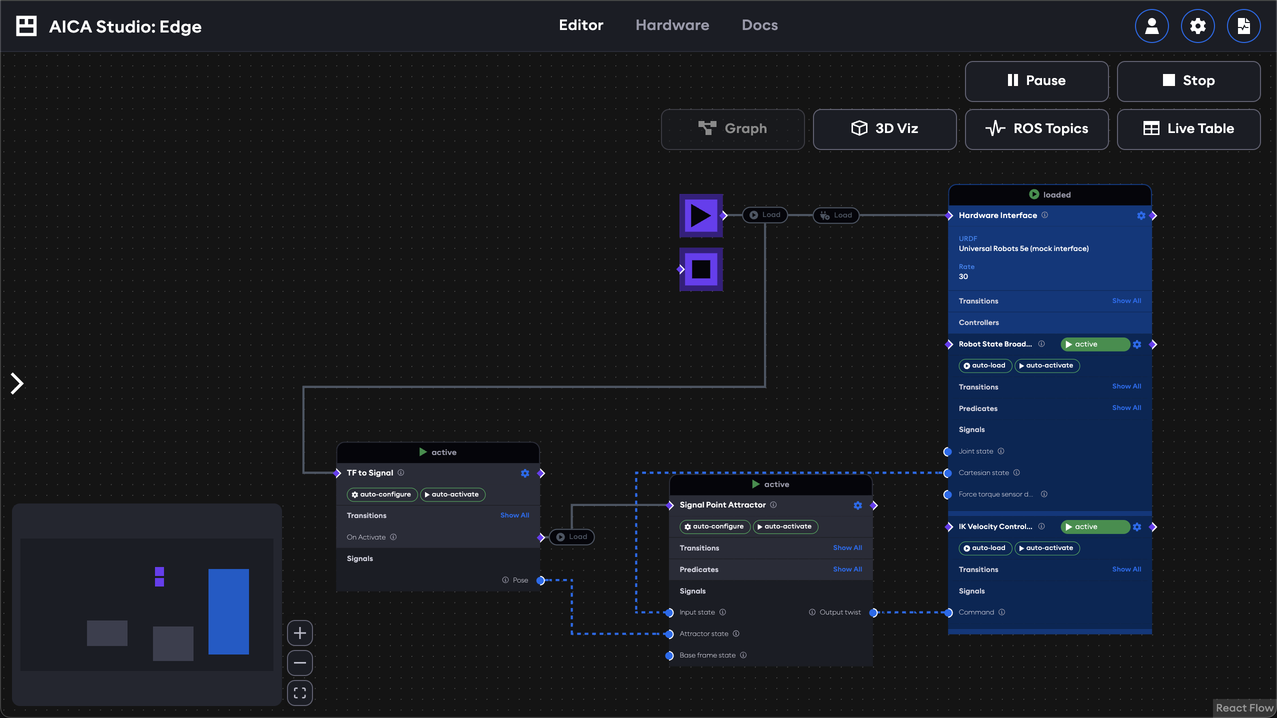 aica-studio-application-graph-running