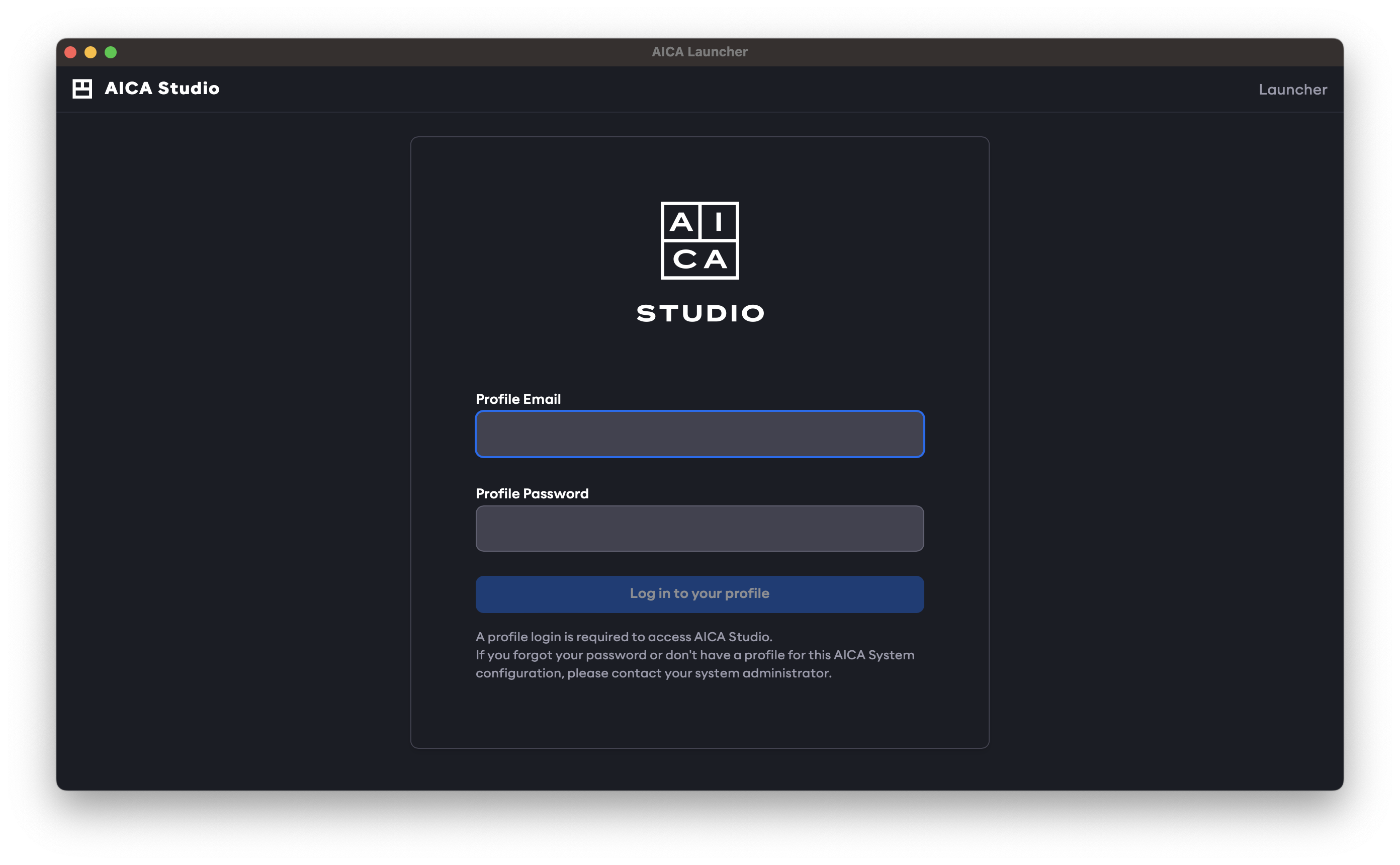 aica-studio-login