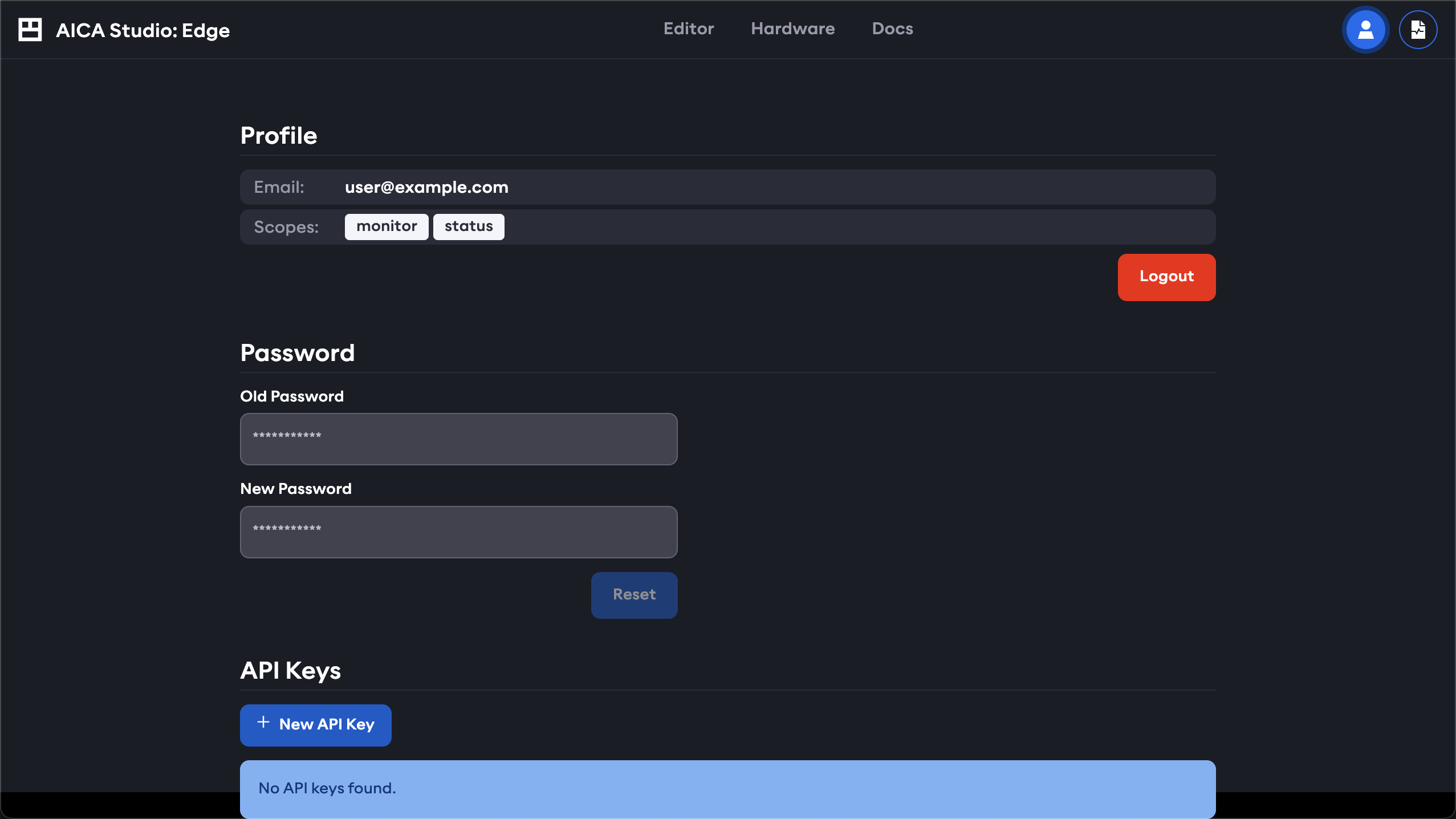 aica-studio-user-page
