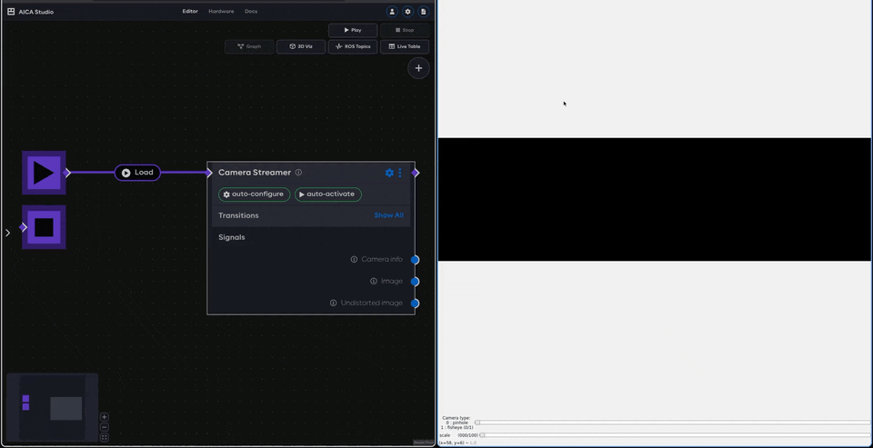 Camera calibration process