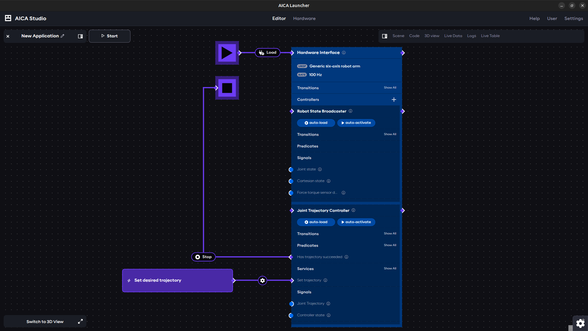 Simple JTC configuration