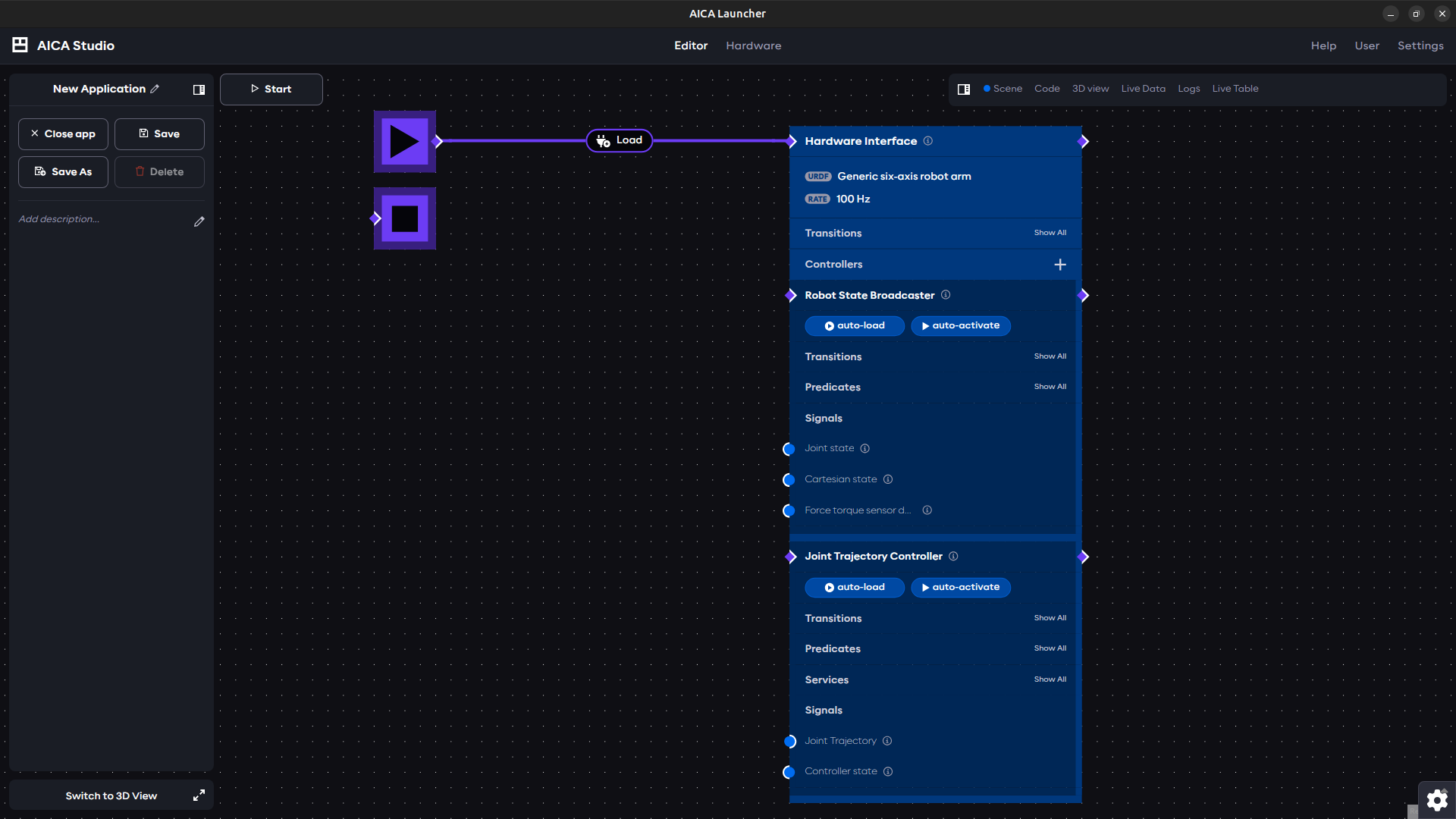 Hardware block with JTC