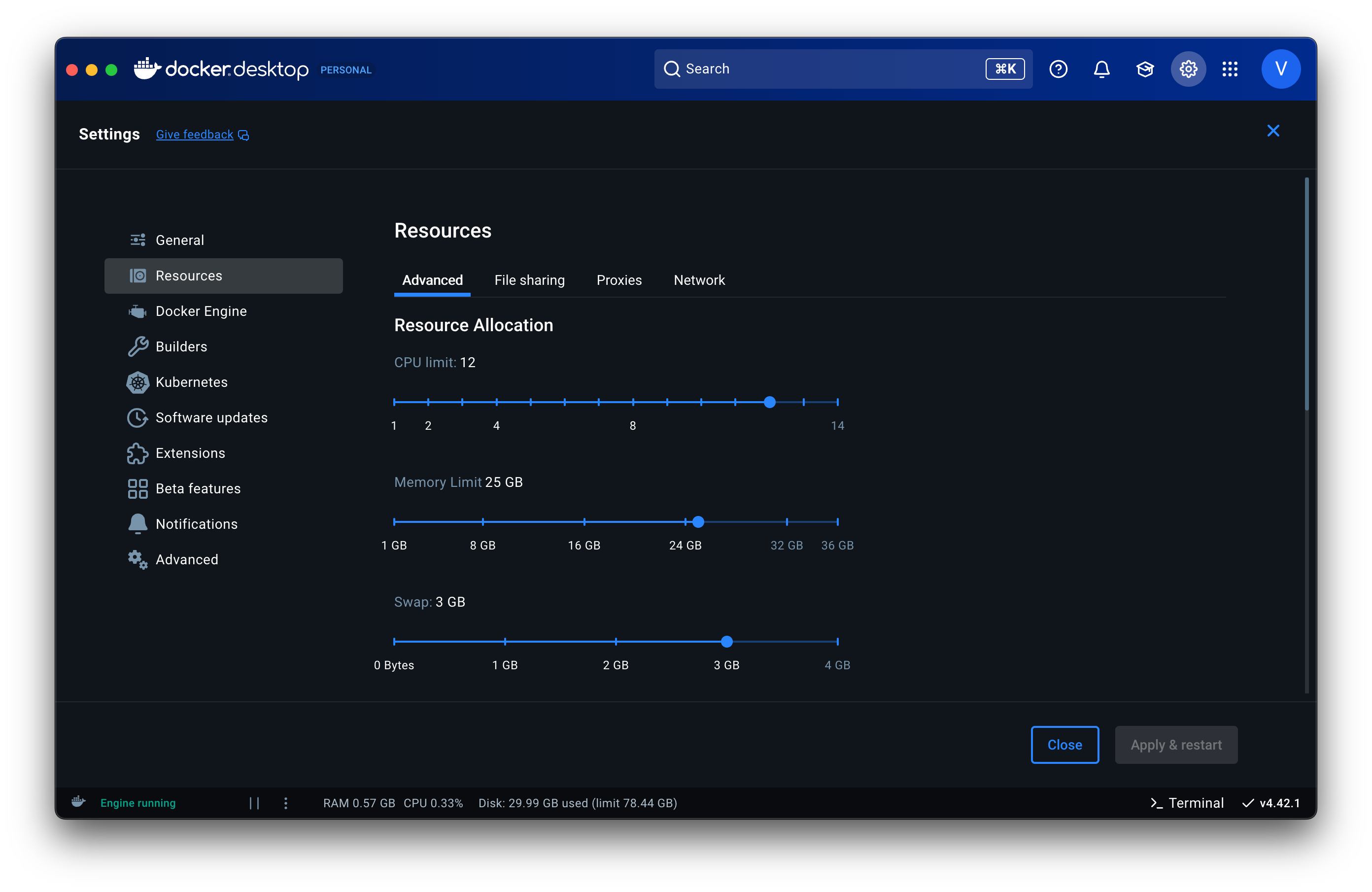 Optional resource allocation